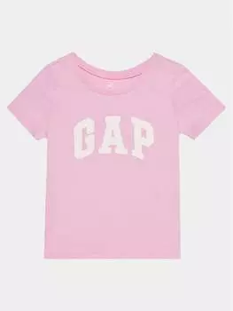 Футболка стандартного кроя Gap, розовый