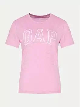 Футболка стандартного кроя Gap, розовый