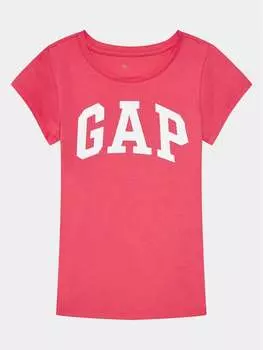 Футболка стандартного кроя Gap, розовый