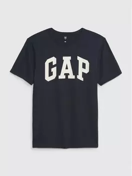 Футболка стандартного кроя Gap, синий