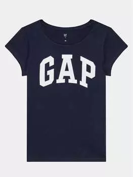Футболка стандартного кроя Gap, синий