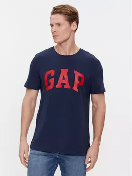 Футболка стандартного кроя Gap, синий