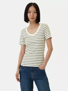 Футболка стандартного кроя Gap, зеленый