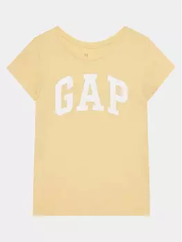 Футболка стандартного кроя Gap, желтый