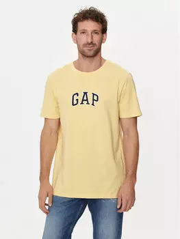 Футболка стандартного кроя Gap, желтый