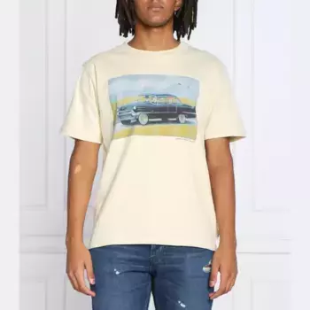 Футболка стандартного кроя Gcds, бежевый