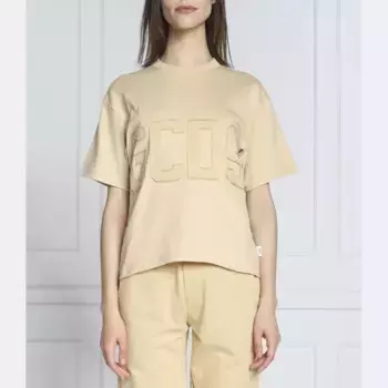 Футболка стандартного кроя Gcds, бежевый