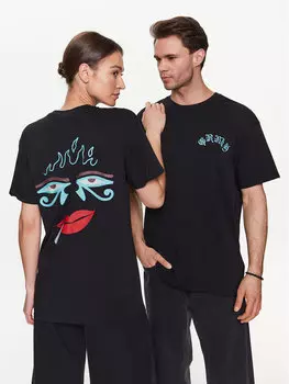 Футболка стандартного кроя Grimey, черный