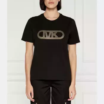 Футболка стандартного кроя Grommet Empire Michael Kors, черный