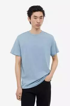Футболка стандартного кроя H&M, синий