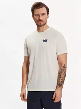 Футболка стандартного кроя Helly Hansen, экрю