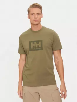 Футболка стандартного кроя Helly Hansen, зеленый