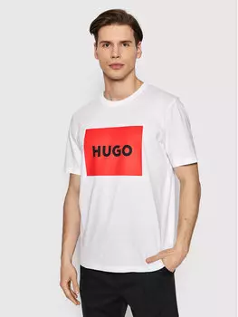 Футболка стандартного кроя Hugo, белый