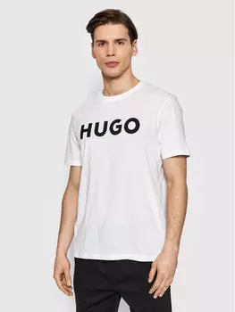 Футболка стандартного кроя Hugo, белый