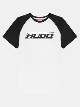 Футболка стандартного кроя Hugo, белый