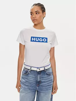 Футболка стандартного кроя Hugo, белый