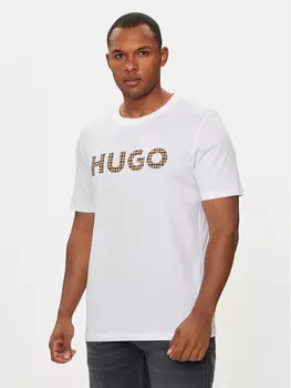 Футболка стандартного кроя Hugo, белый
