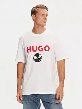 Футболка стандартного кроя Hugo, белый