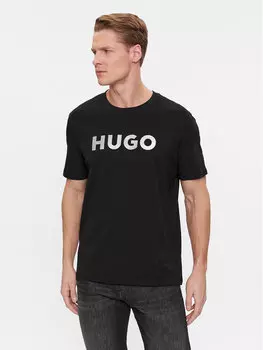 Футболка стандартного кроя Hugo, черный