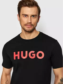 Футболка стандартного кроя Hugo, черный