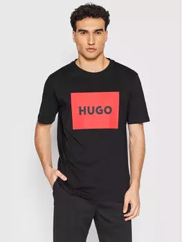 Футболка стандартного кроя Hugo, черный