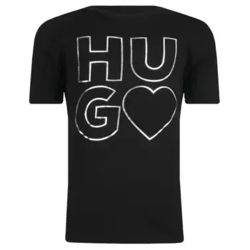 Футболка стандартного кроя Hugo, черный