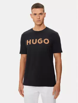Футболка стандартного кроя Hugo, черный