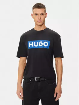 Футболка стандартного кроя Hugo, черный