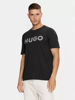 Футболка стандартного кроя Hugo, черный
