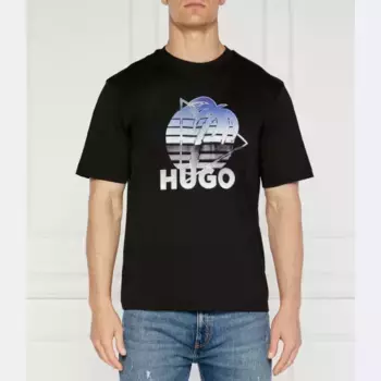 Футболка стандартного кроя Hugo, черный
