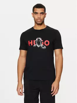 Футболка стандартного кроя Hugo, черный
