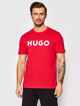 Футболка стандартного кроя Hugo, красный