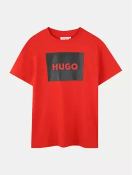 Футболка стандартного кроя Hugo, красный