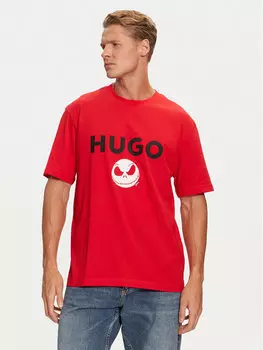 Футболка стандартного кроя Hugo, красный