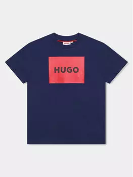 Футболка стандартного кроя Hugo, синий