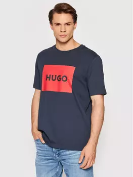 Футболка стандартного кроя Hugo, синий