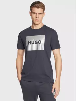 Футболка стандартного кроя Hugo, синий