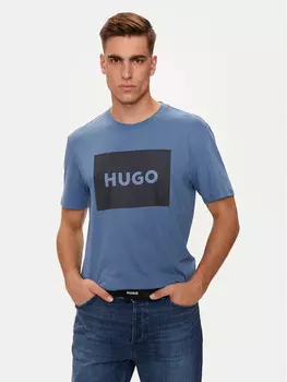 Футболка стандартного кроя Hugo, синий