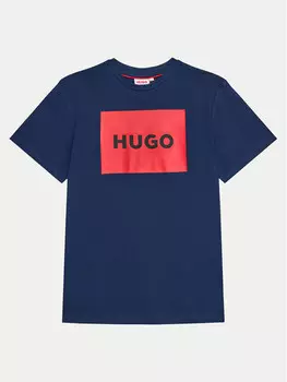 Футболка стандартного кроя Hugo, синий