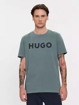 Футболка стандартного кроя Hugo, зеленый