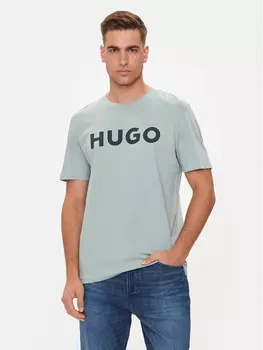 Футболка стандартного кроя Hugo, зеленый