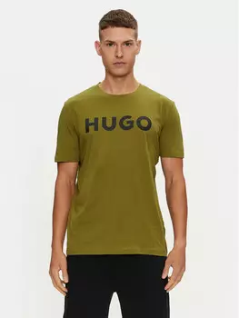 Футболка стандартного кроя Hugo, зеленый