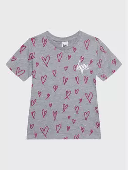 Футболка стандартного кроя Hype, серый