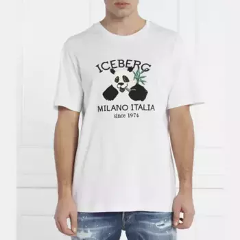 Футболка стандартного кроя Iceberg, белый