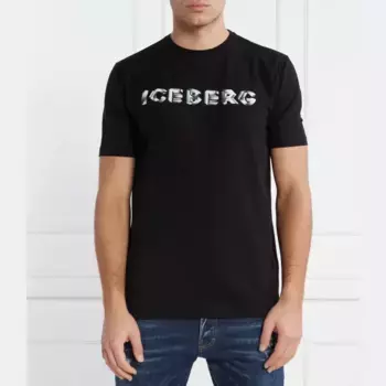 Футболка стандартного кроя Iceberg, черный
