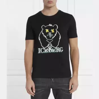 Футболка стандартного кроя Iceberg, черный