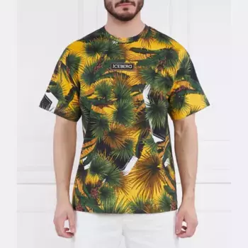 Футболка стандартного кроя Iceberg, мультиколор