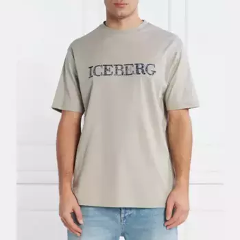 Футболка стандартного кроя Iceberg, серый