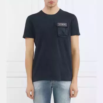 Футболка стандартного кроя Iceberg, синий