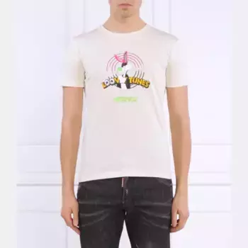 Футболка стандартного кроя Iceberg x Looney Tunes Iceberg, экрю